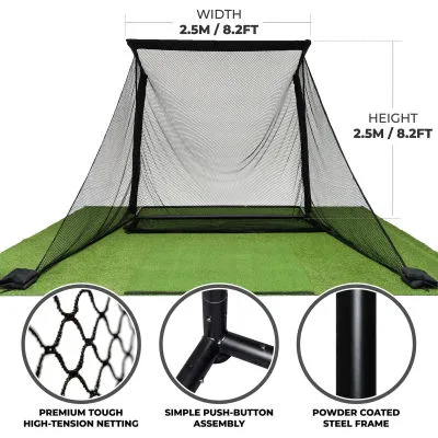 SimSpace Deluxe Golf Practice Net – 8ft Professional Driving Net Specs