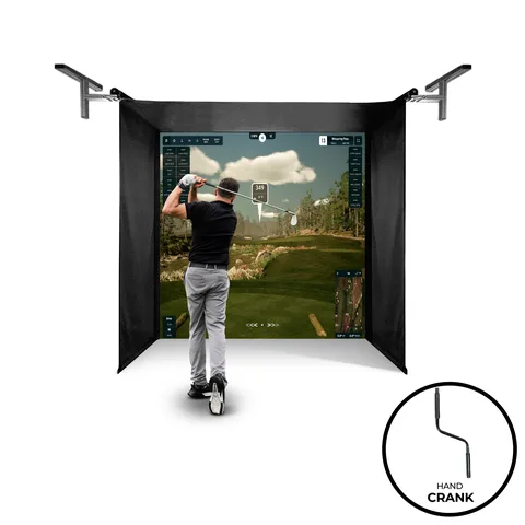 SportScreen Vanish 9 Retractable Golf Simulator Enclosure