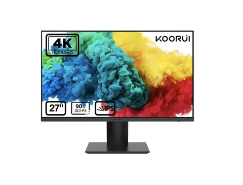 Koorui N07 27″ 4k Monitor Close Up of Screen