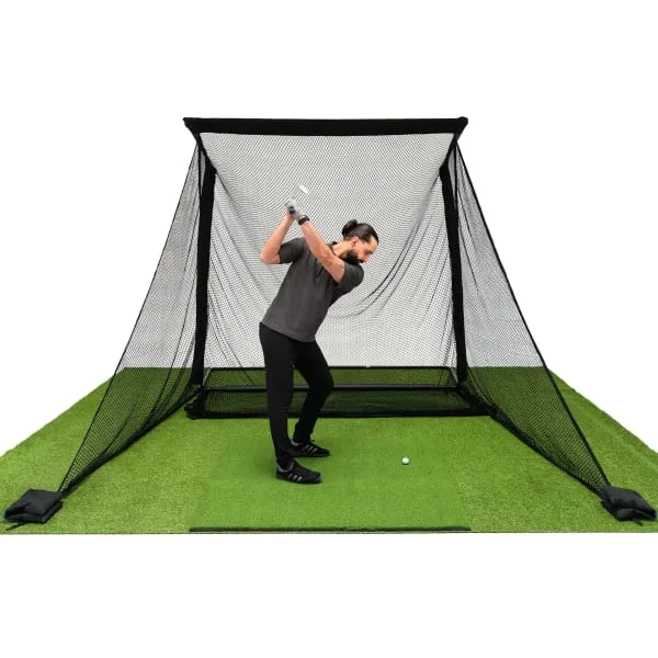 SimSpace Deluxe Golf Practice Net – 8ft Professional Driving Net Random