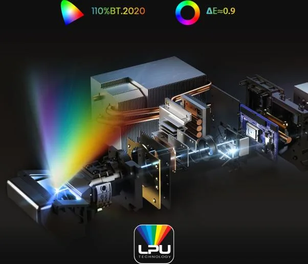 Professional home theater projector Hisense PT1TUK 2500 ANSI lumens 80-150 inch projection range