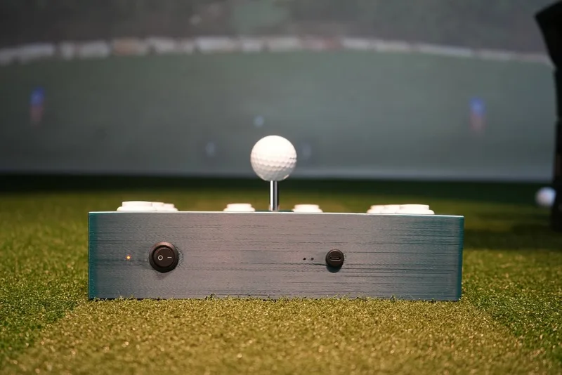 GSPro control box available in multiple colors for golf simulator setup customization