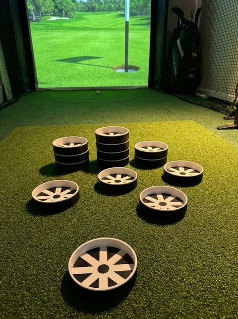 Precision Golf Simulator Putting Cups – Standard & Custom Sizes for Realistic Practice – putting cup reducer