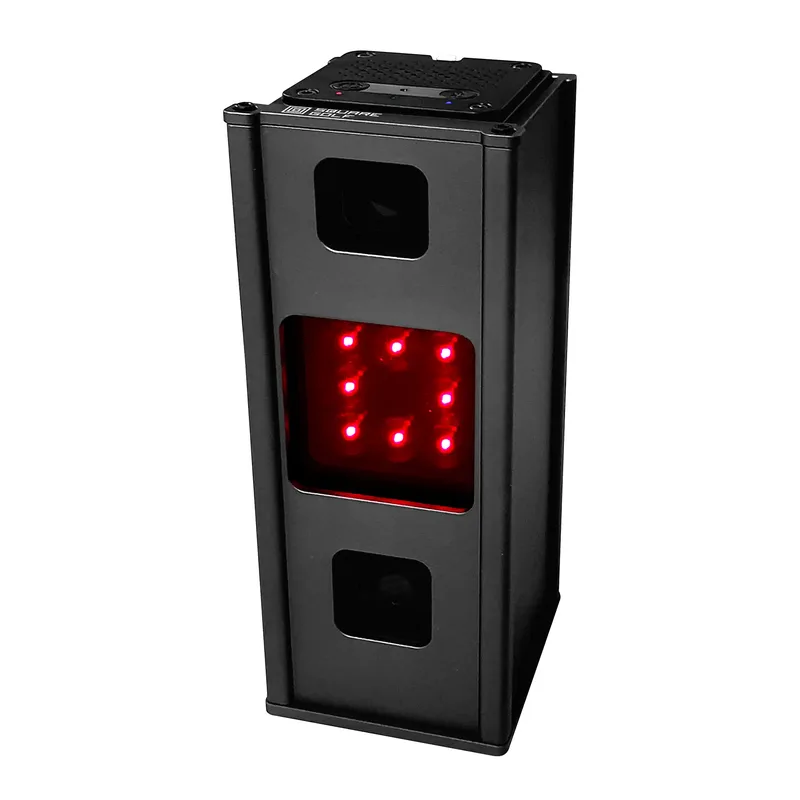 Square Golf metal protective case demonstrating impact protection for launch monitor equipment