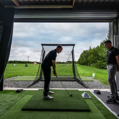 SimSpace Deluxe Golf Practice Net – 8ft Professional Driving Net Coaching