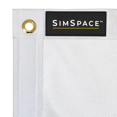 SimSpace Deluxe Home Golf Impact Screen with 20 Bungee Cords – 4K Ready Projection Screen Golfer Screen