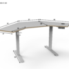 Gino Sit Stand Corner Desk - Image 9