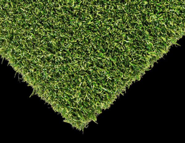Artificial golf grass 100% nylon fibers showing realistic texture and 29mm pile height