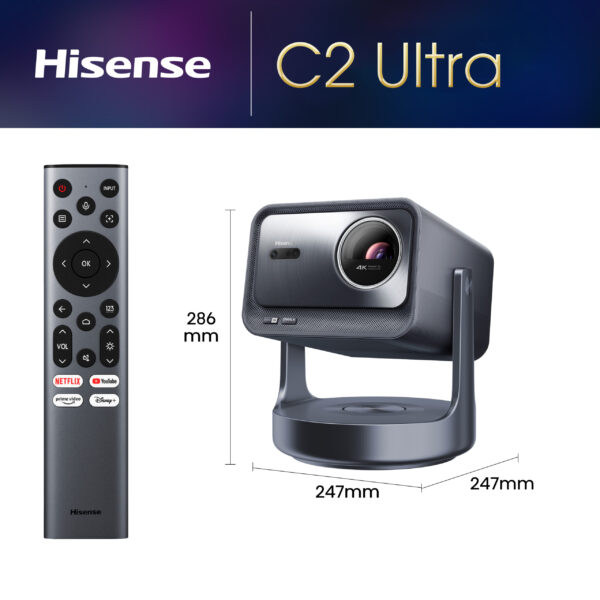 Hisense C2 Ultra 4K Ultra HD DLP Laser Projector - Image 2