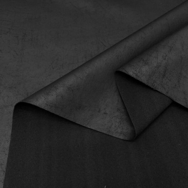 Dakota Antique Leather Suede Upholstery Fabric /per m2