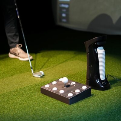 GSPro control box wireless Bluetooth golf simulator controller with Pro V1 joystick by ForeKeys