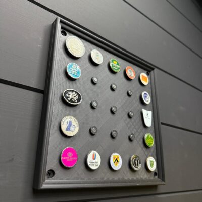 Ball marker unit to display your memorabilia and collectibles