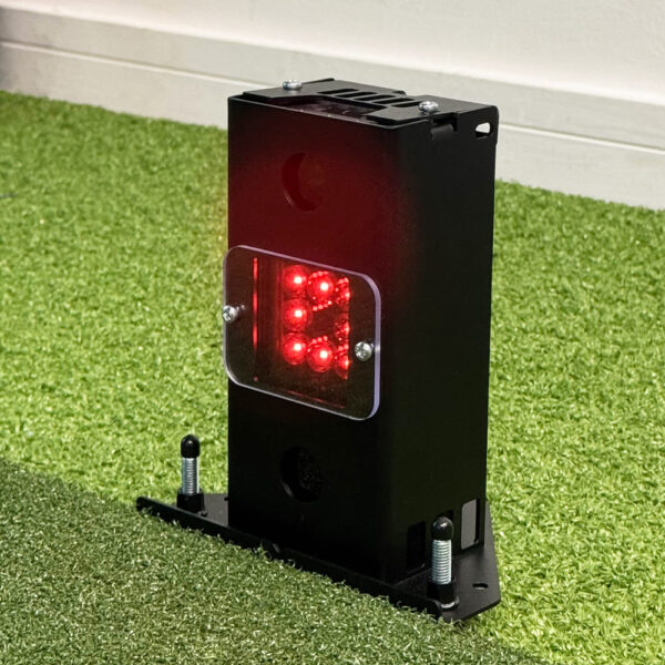 Thick steel walls of Square Golf Ironclad Protector showing industrial grade protection construction