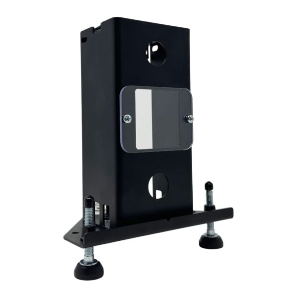 Internal dampening pads inside Square Golf Ironclad Protector case protecting launch monitor equipment