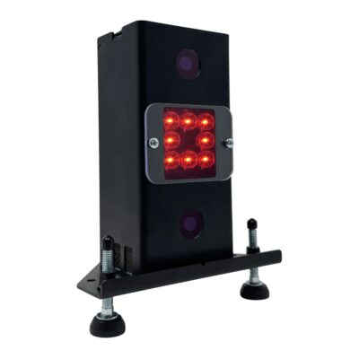 quare Golf Ironclad Protector steel protective case for golf launch monitor with open back design