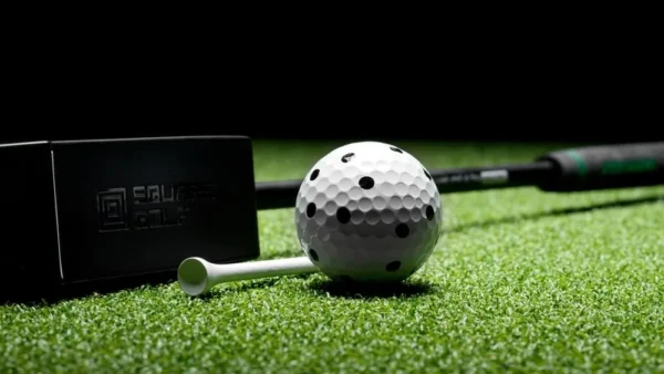 Premium Square Golf 3-piece dotted practice golf balls with urethane cover and soft core