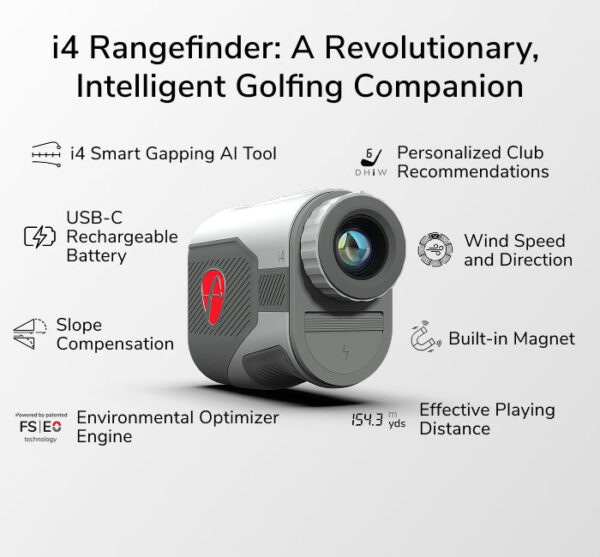 Best Golf Rangefinder - FlightScope i4 AI Environmental Optimizer Wind Speed Slope - Image 2