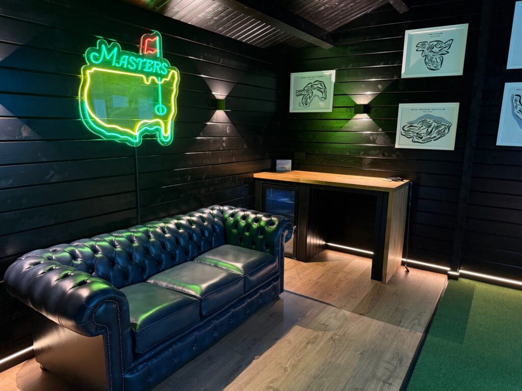 Legend fit-out with black acoustic panels