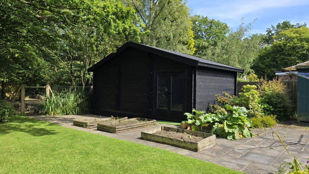 Bespoke exterior with compact garden footprint