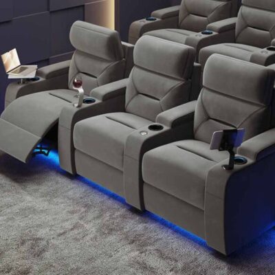 Universal Ultimate 3 Fabric Cinema Chairs - Dual Motor