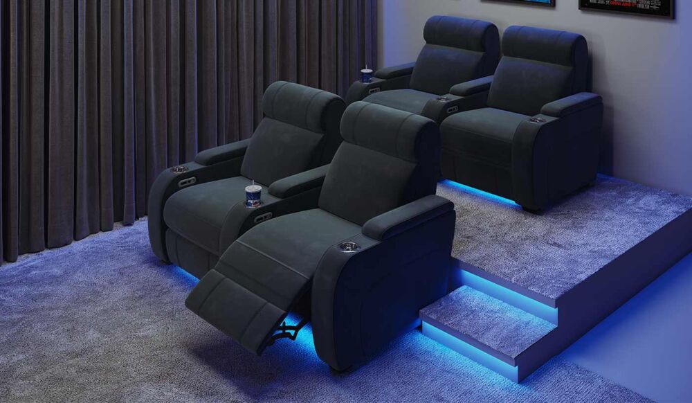 Paramount + 2 Cinema Seats - Home Cinema Seating - Image 2