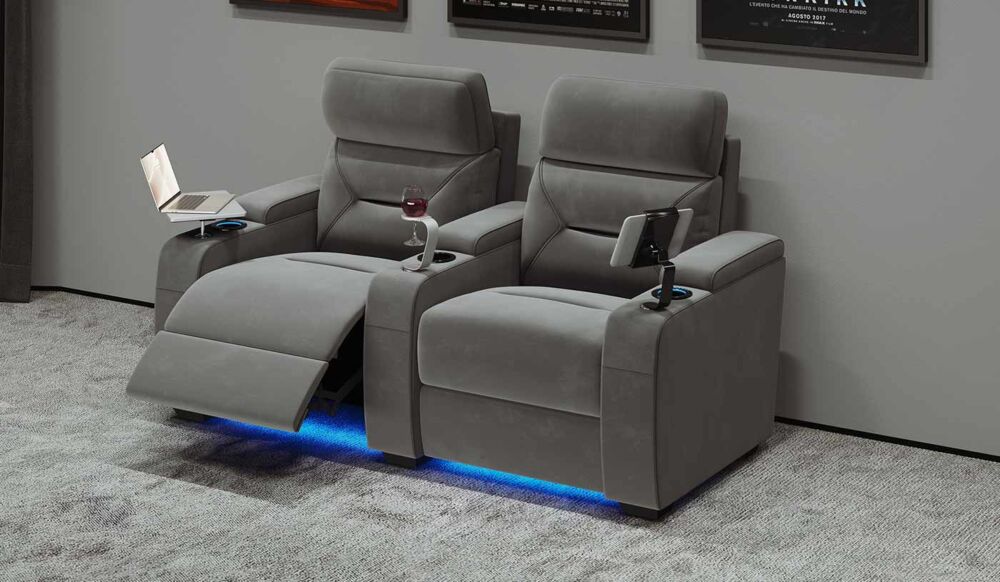 Universal Ultimate 2 Cinema Chairs - Dual Motor - Image 2