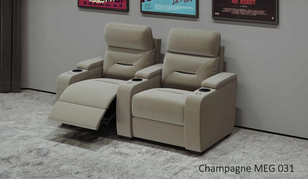 Universal Ultimate 2 Cinema Chairs - Dual Motor - Image 7