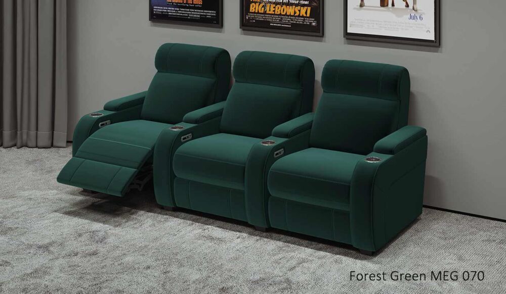 Paramount + 3 Cinema Seats - Home Cinema Seating - Image 7