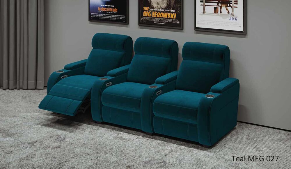 Paramount + 3 Cinema Seats - Home Cinema Seating - Image 9