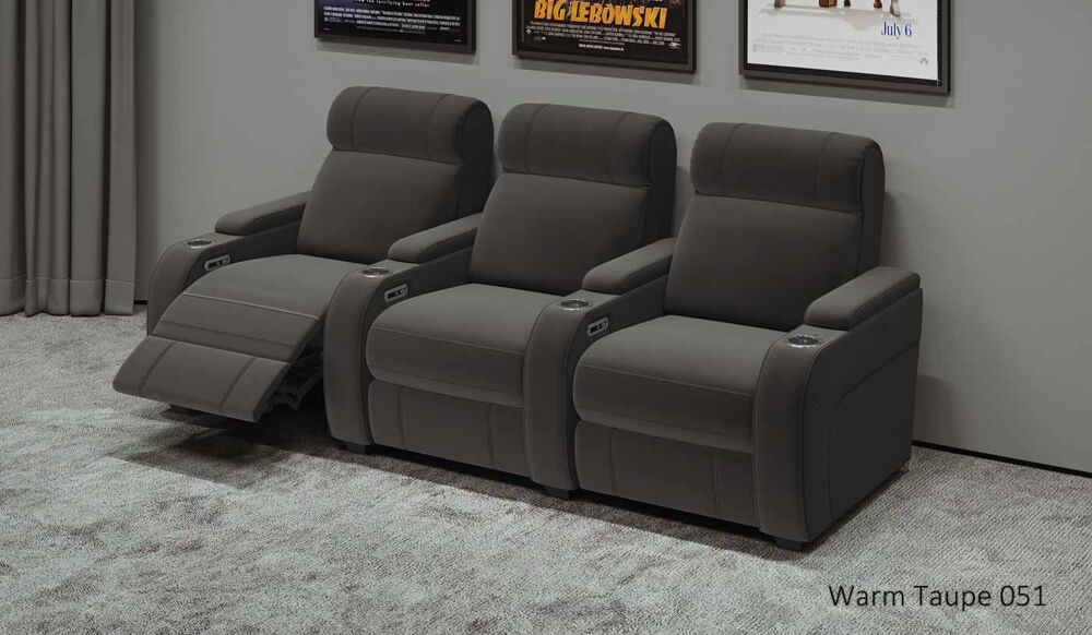 Paramount + 3 Cinema Seats - Home Cinema Seating - Image 10