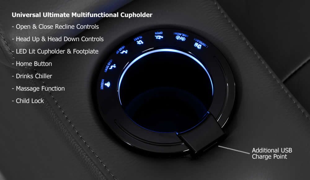 Universal Ultimate 2 Cinema Chairs - Dual Motor - Image 14