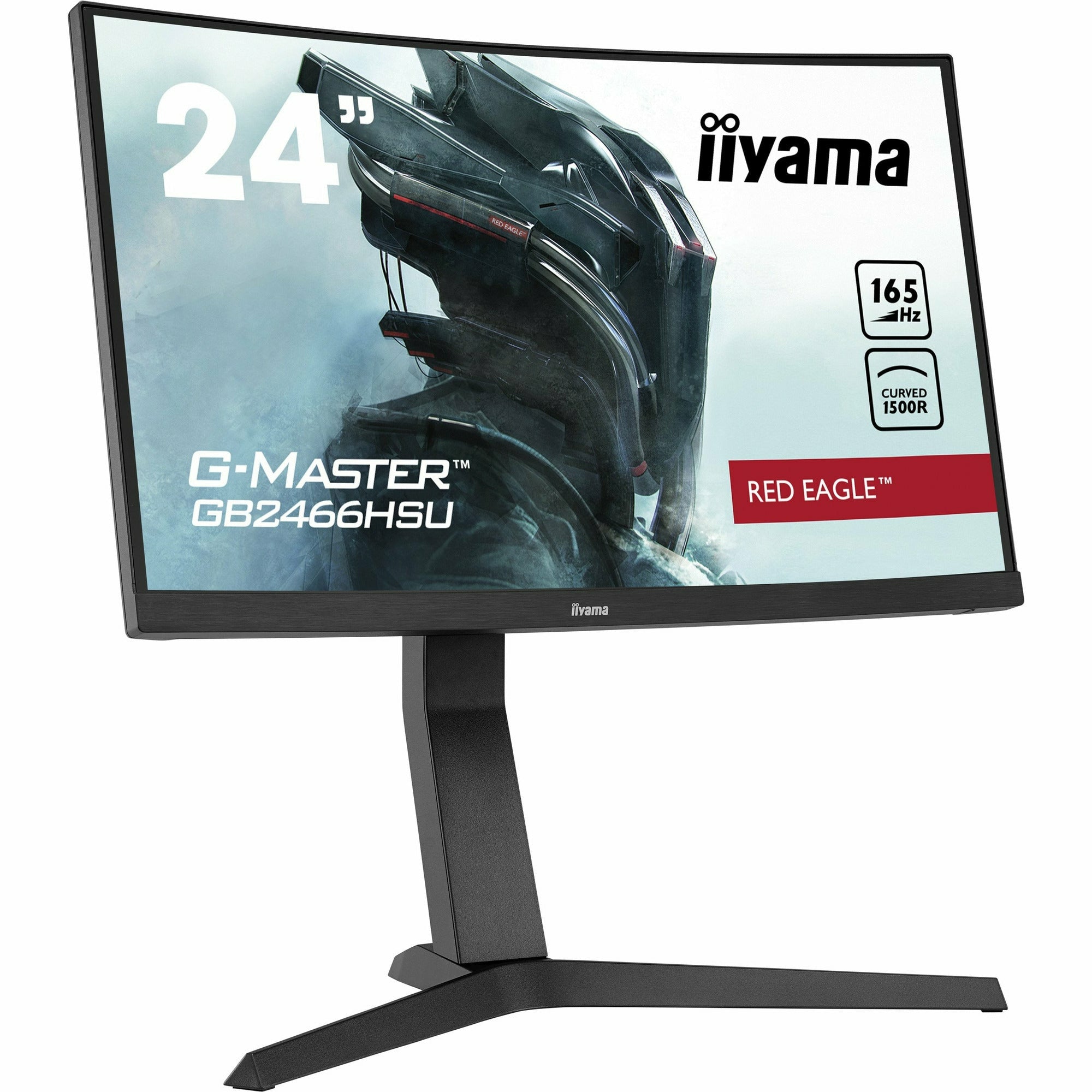 iiyama G-Master GB2466HSU-B1 24" 165Hz 1ms 1500R Height Adjustable Curved Gaming Monitor