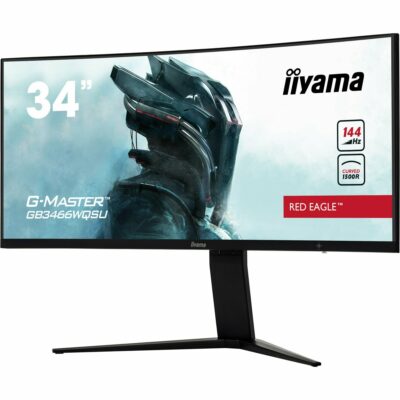 iiyama G-Master GB3466WQSU-B1 34" 144Hz 1ms 1500R Height Adjustable Ultra-Wide Curved Monitor