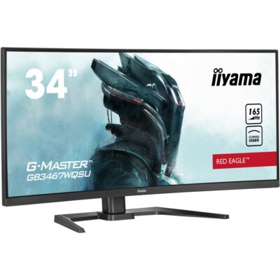 iiyama G-Master GB3467WQSU-B5 34" 1500R 165Hz Ultra-Wide Curved Gaming Monitor