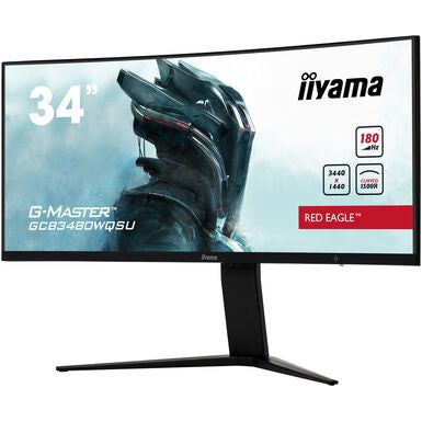 iiyama G-Master GCB3480WQSU-B1 34" VA 180Hz 1500R Ultra-Wide Curved Gaming Monitor