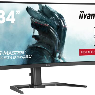 iiyama G-Master GCB3481WQSU-B1 Red Eagle 34" 1500R 180Hz Ultra-Wide Curved Gaming Monitor