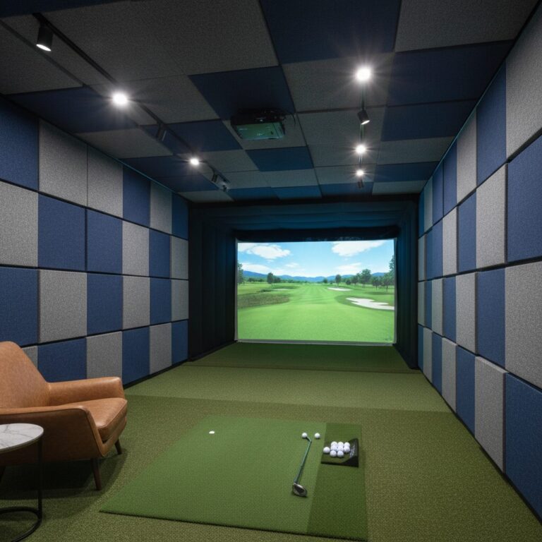 Golf Simulator Acoustic Panels: Complete Soundproofing Guide