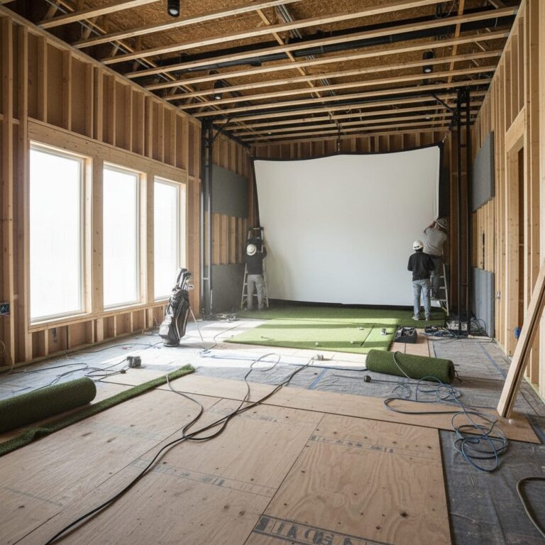 Golf Simulator Room Setup: Installation Tips for UK Homes