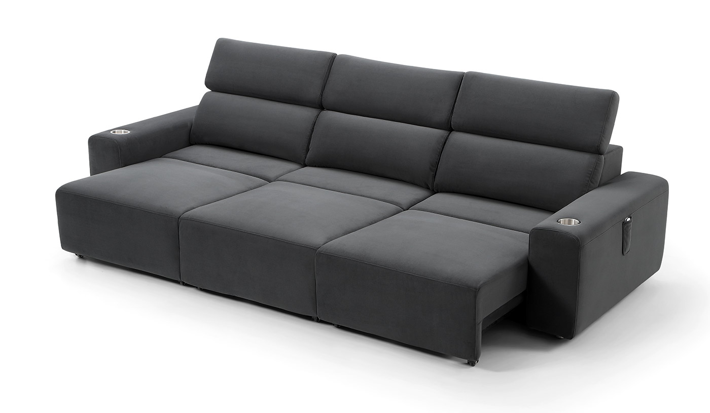 Motion Cinema Sofa Bed - Three Chaises Open