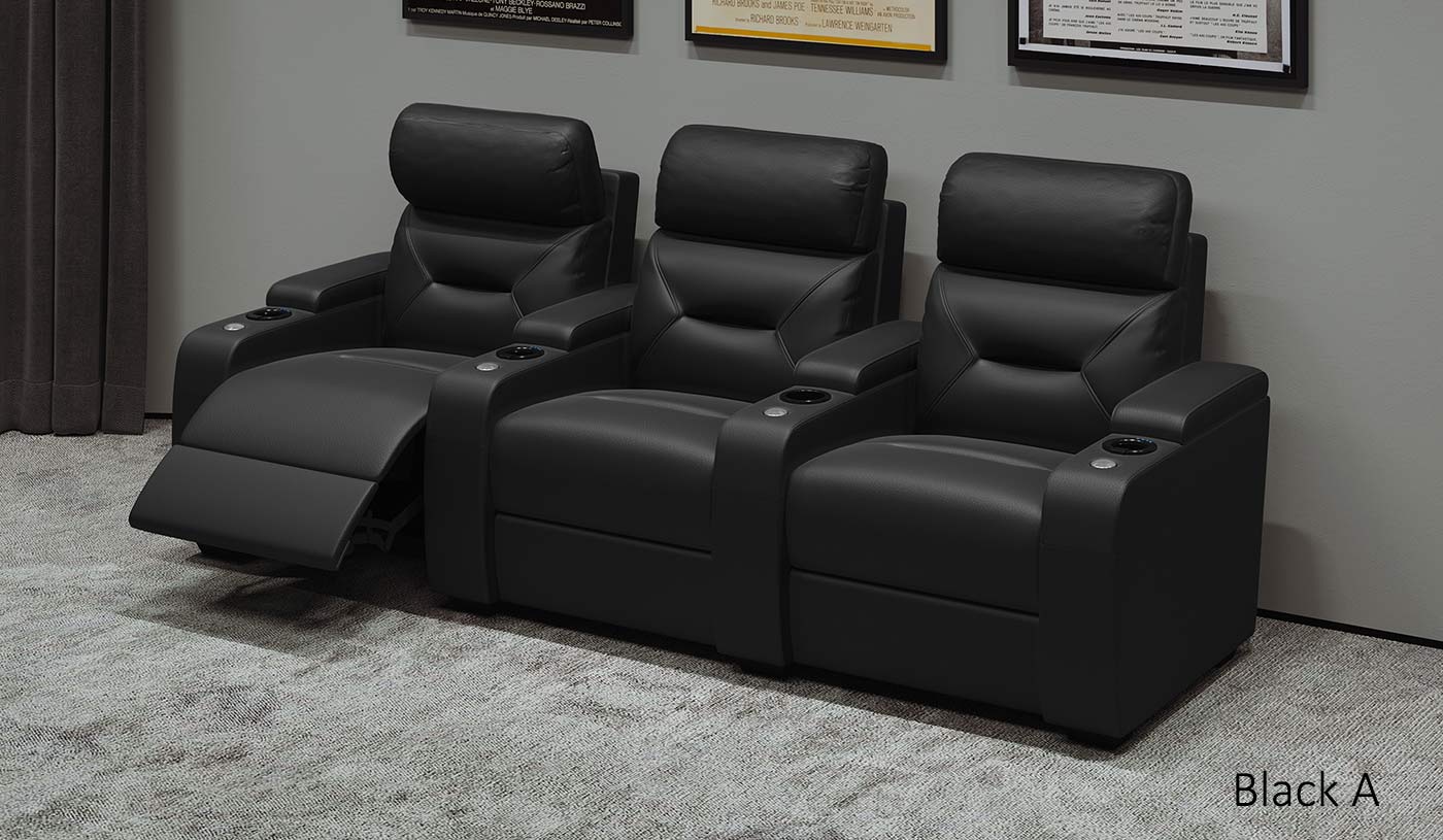 Universal Ultimate 3 Cinema Chairs - Dual Motor - Image 9