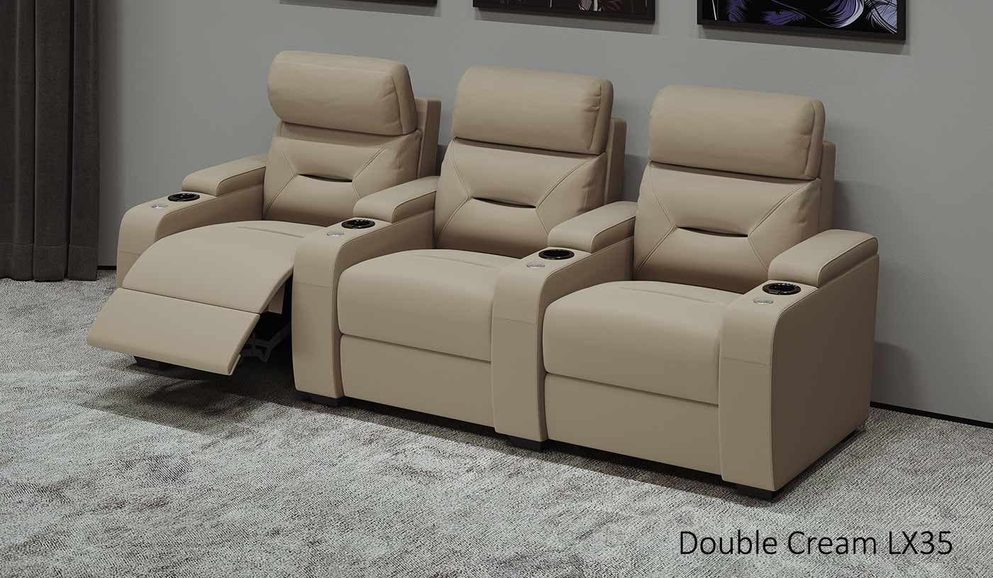 Universal Ultimate 3 Cinema Chairs - Dual Motor - Image 14