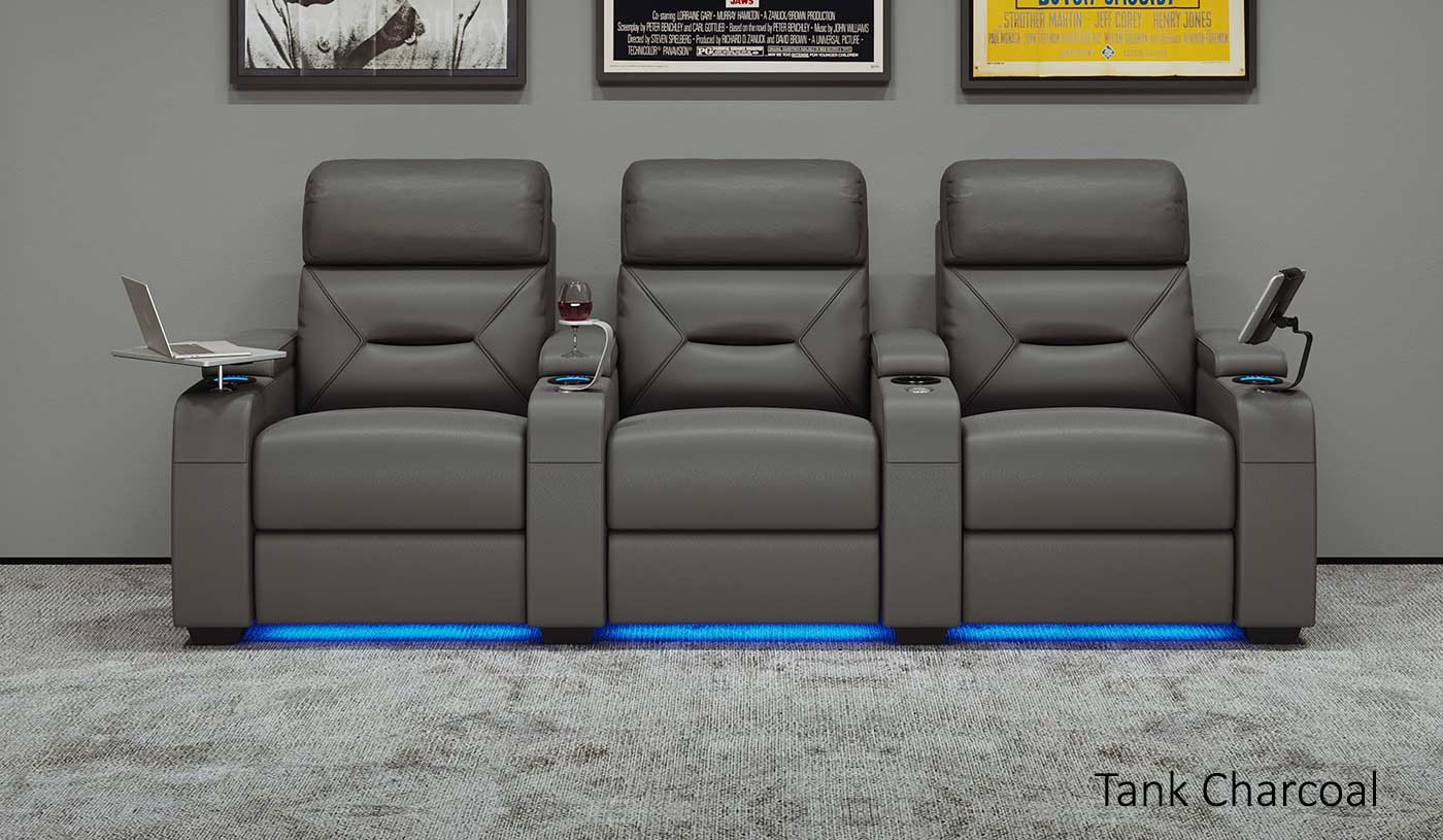Universal Ultimate 3 Cinema Chairs - Dual Motor - Image 13