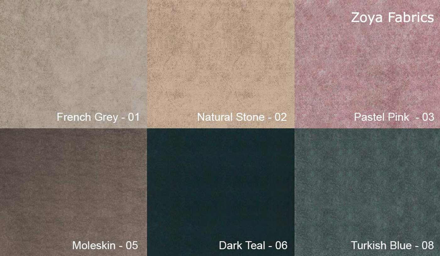 Zoya Fabric Colours - Swatch 1