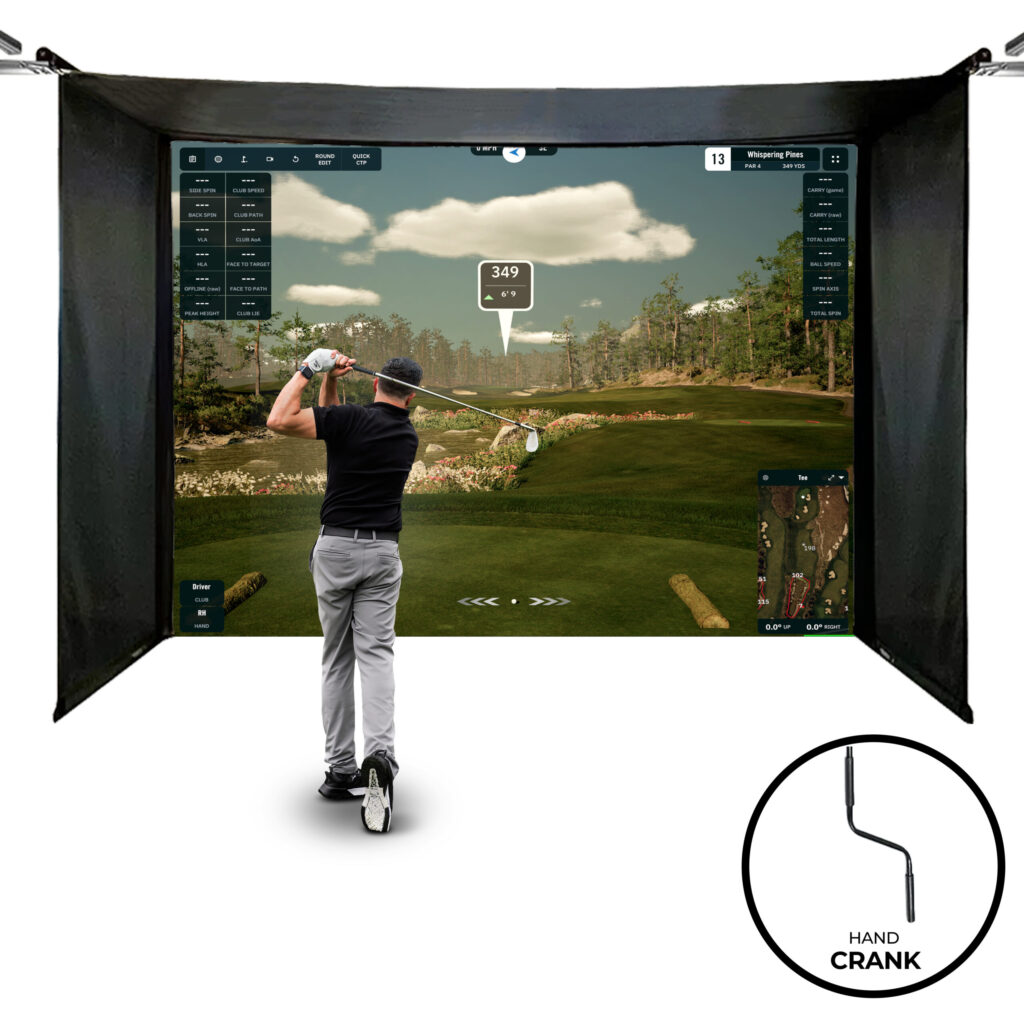 16:9 Golf Simulator Enclosure | Vanish 16H | TEKDEN