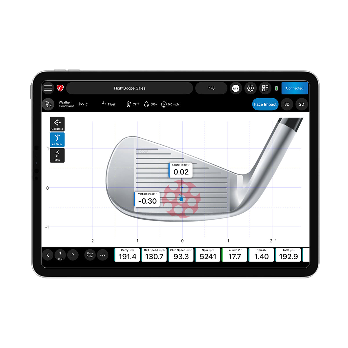 FlightScope Mevo Gen2 Face Impact Location – Software Upgrade - Image 4