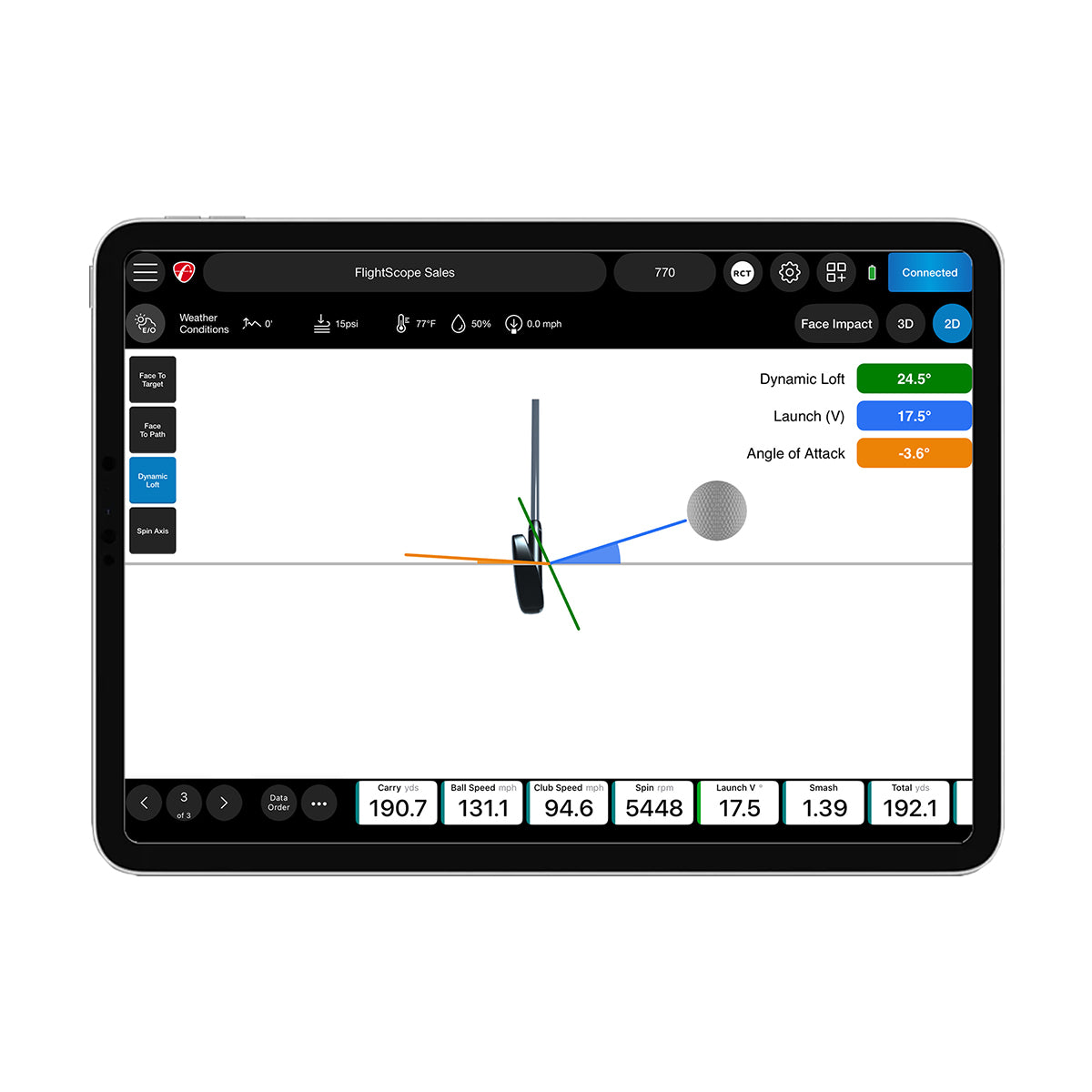 FlightScope Mevo Gen2 Pro Package + Face Impact Location Bundle - Image 5