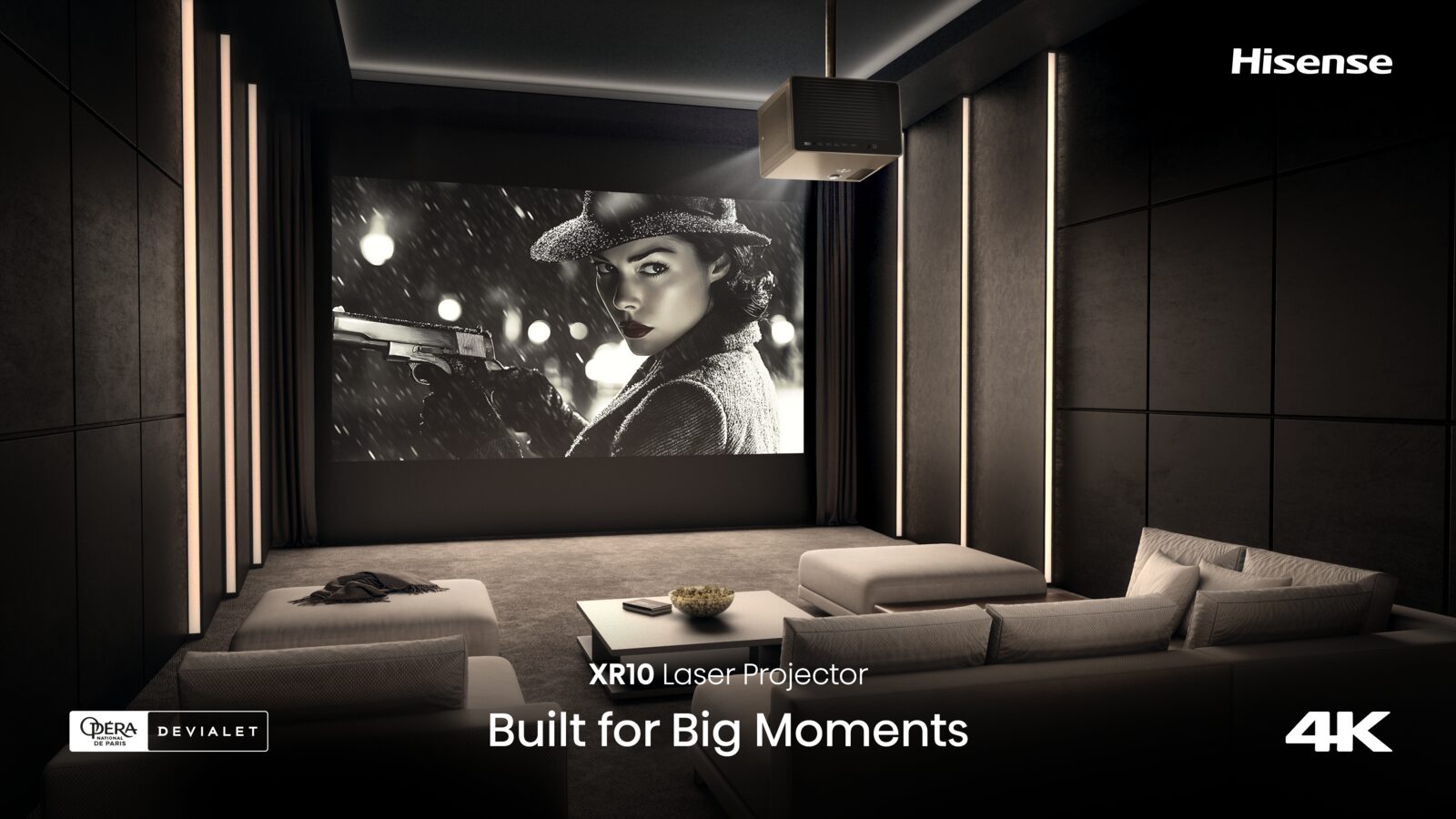 Hisense XR10 4K UHD Triple Laser Projector - Image 3