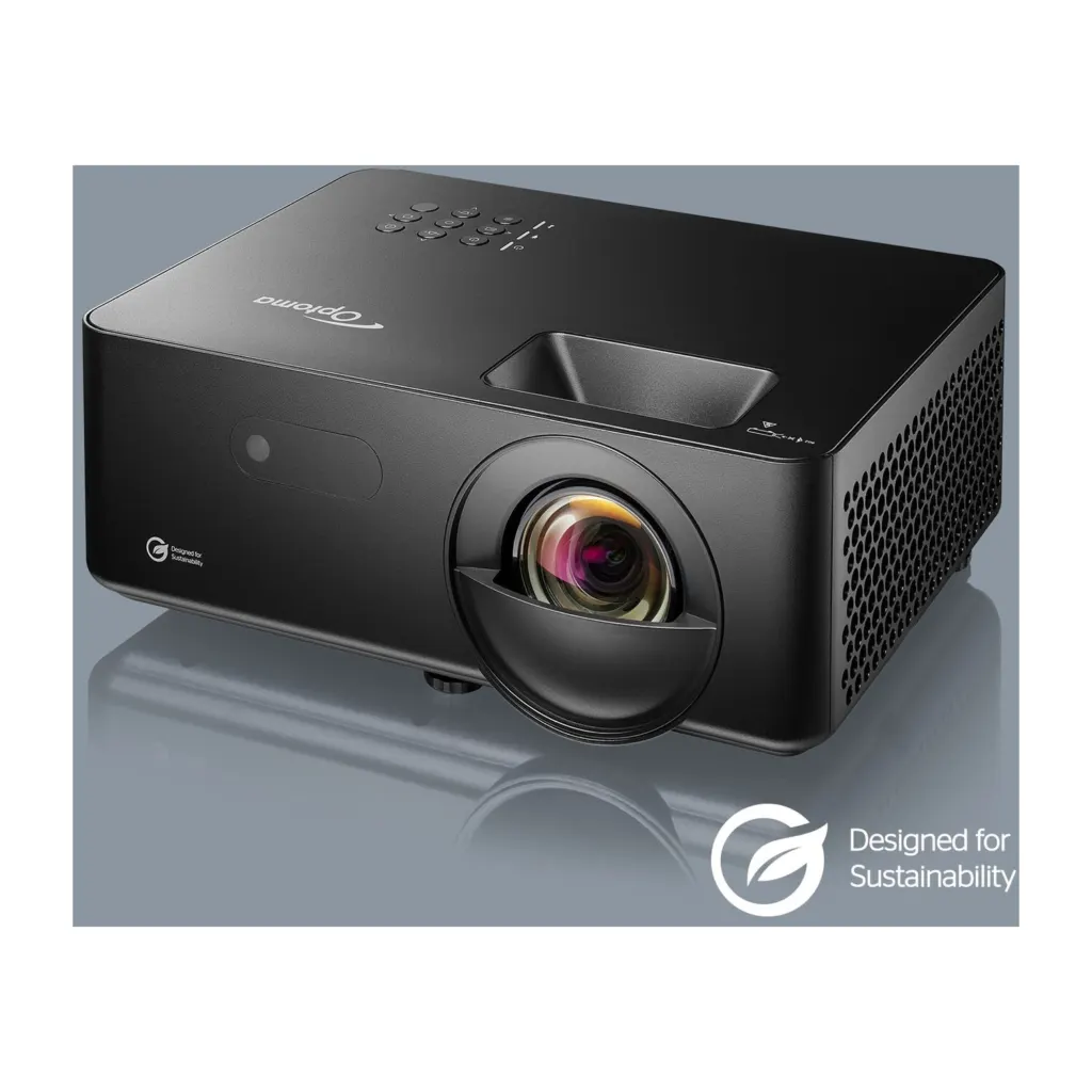 Optoma GT2200HDR Full HD 1080p short throw golf simulator projector - eco-friendly compact design