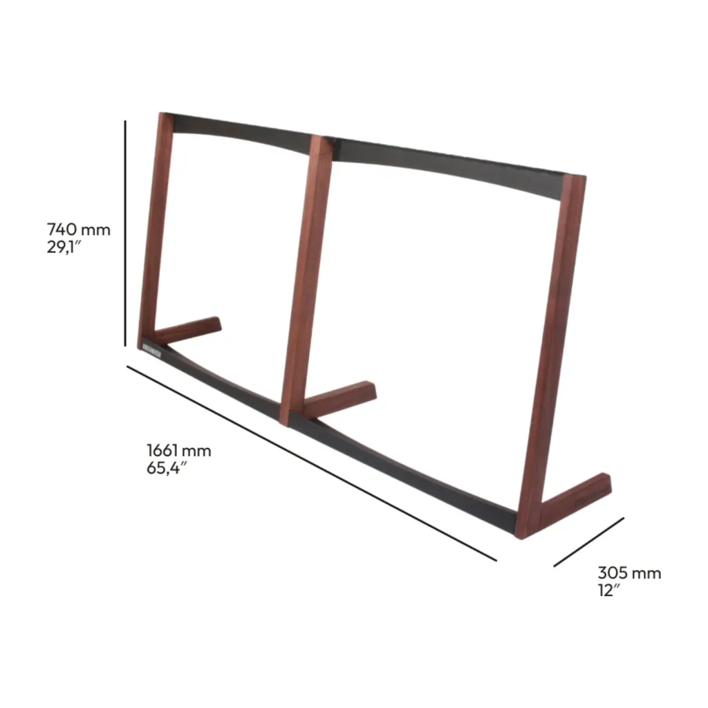 Golfanizer Duo dimensions: 1661mm wide, 740mm high, 305mm deep