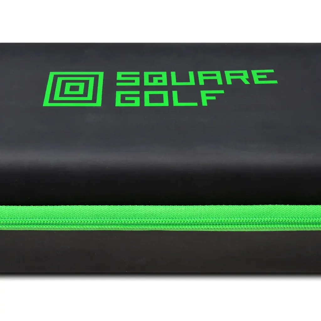 Square Golf logo on the OMNI carry case